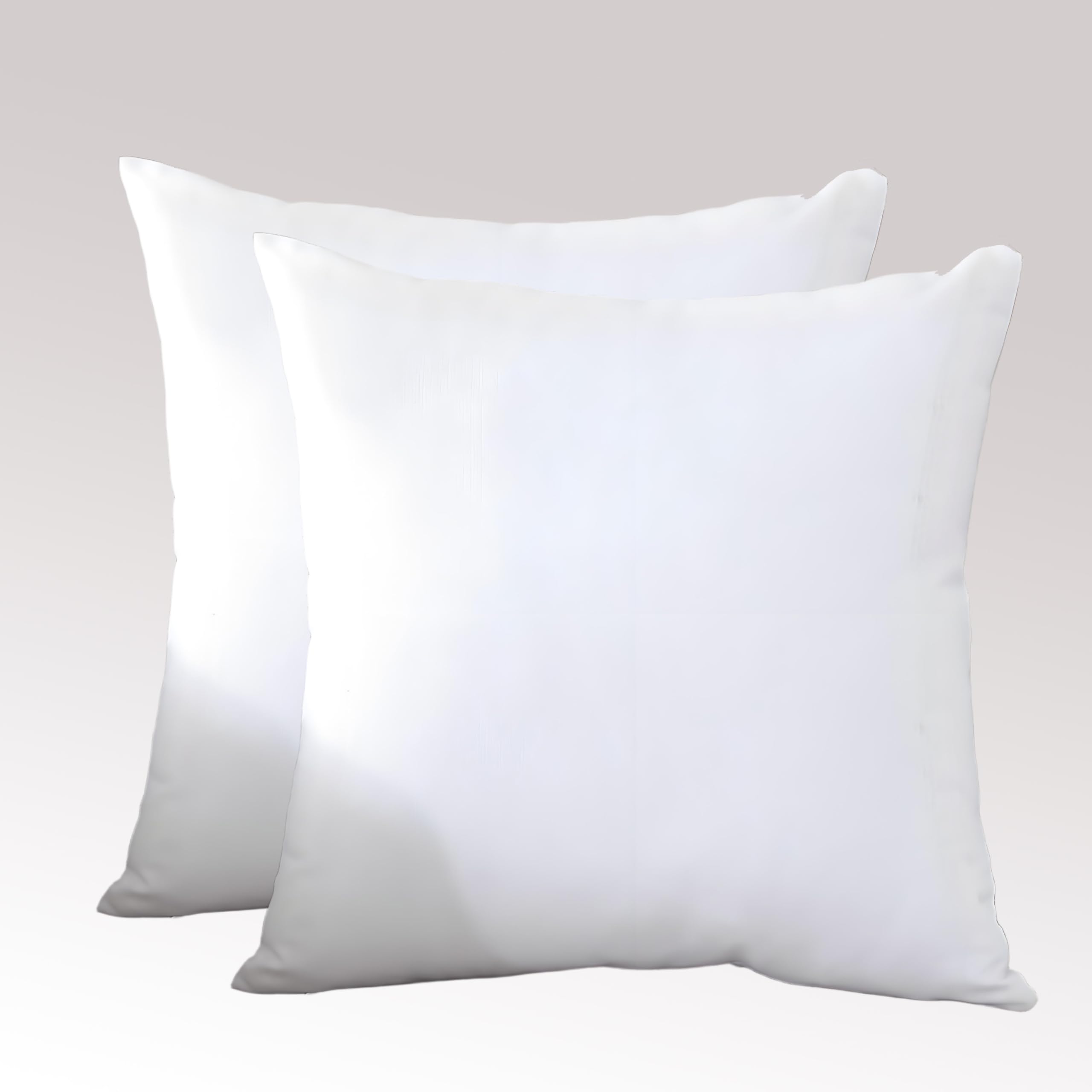 TAOSON Set of 2,100% Cotton Soild Canvas Home Decorative Throw Pillow Cover Cushion Covers Pillowcase, Home Decor for Sofa Couch Bed Chair Only Cover No Insert - 18" x 18" / 45x45cm Navy Blue