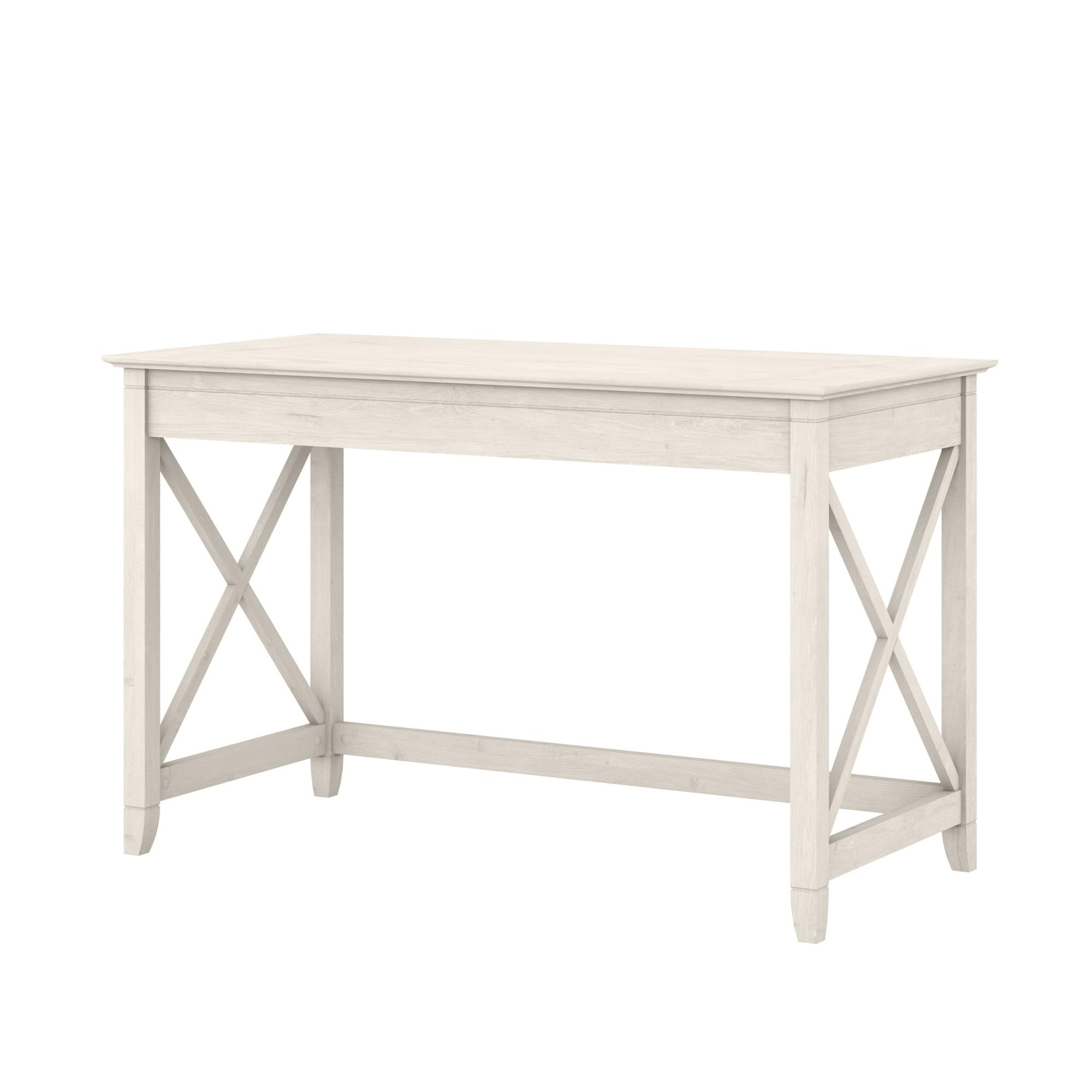 Bush Home Key West Computer Desk with Storage | Farmhouse PC Table for Home Office in Reclaimed Pine | 54W x 24D