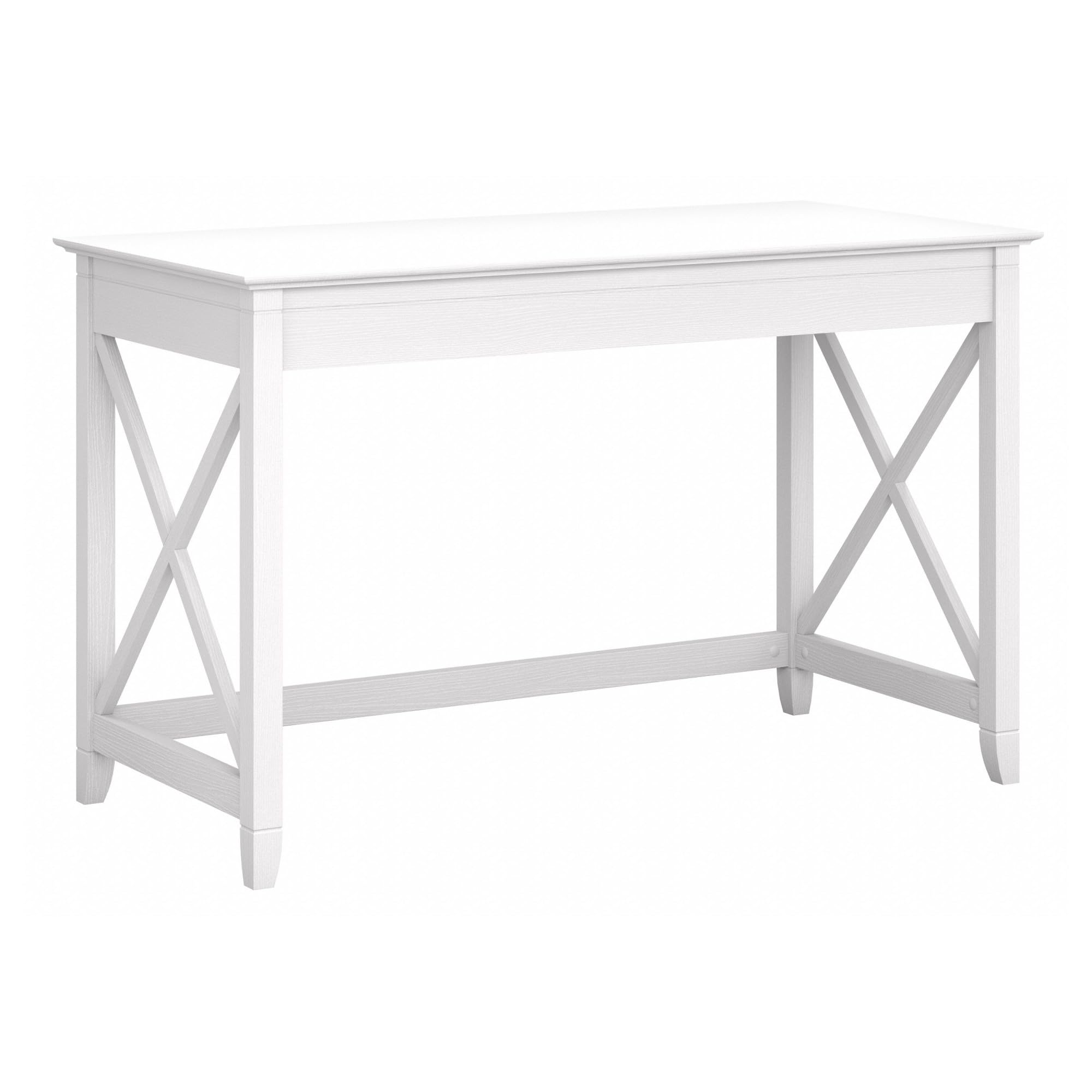 Bush Home Key West Computer Desk with Storage | Farmhouse PC Table for Home Office in Reclaimed Pine | 54W x 24D