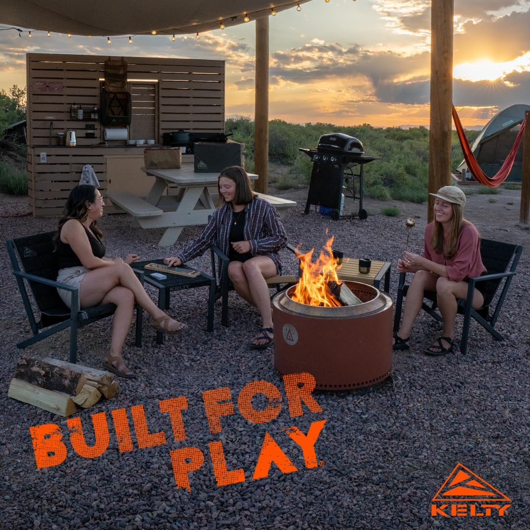 Kelty Rad-Arondack Camp Chair, 600D Polyester, Sturdy and Lightweight Aluminum Frame, 8 lbs Carry Weight, Built to Last