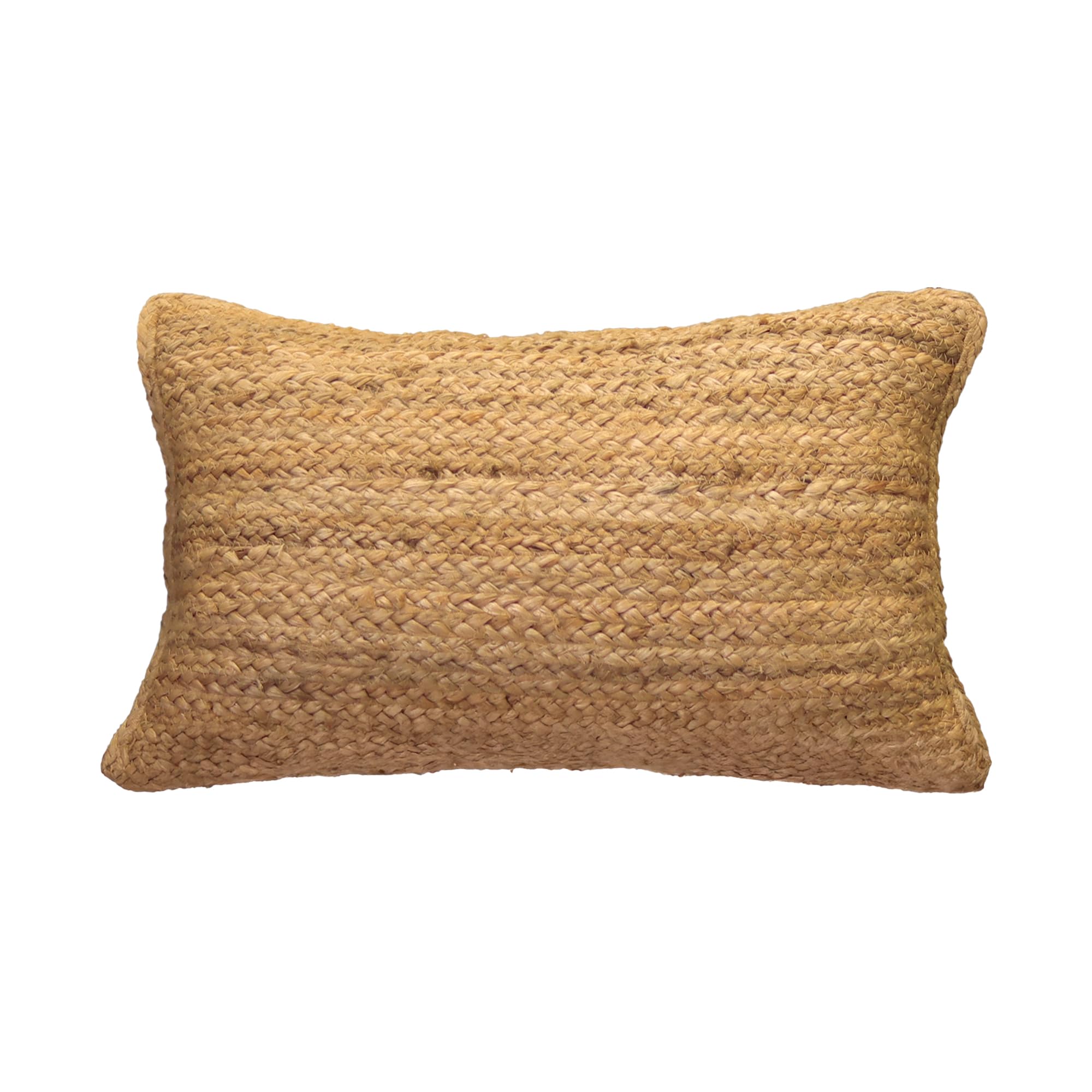 The Fine Living Co. Jute Pillow Covers 18x18, Braided Jute Throw Pillows, Indoor Outdoor Boho & Farmhouse Decor, Natural Decorative Cushion Covers for Couch, Living Room & Patio, 1Pc