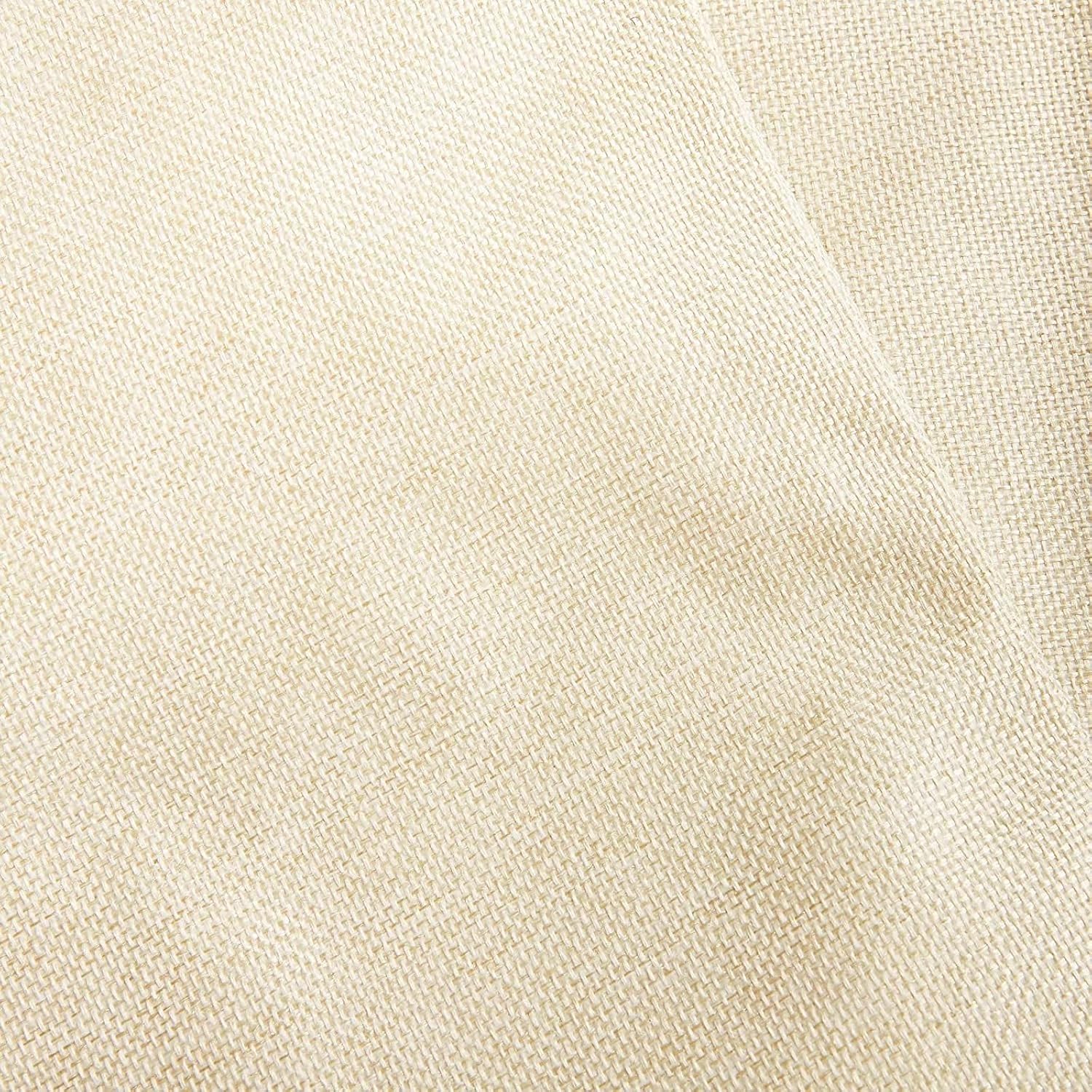 Juvale Canvas Covers for Throw Pillows - 17 x 17 in, Cream, Pack of 4, Cotton - Hidden Zipper & Customizable Cases for Couch Pillows & Embroidery Blanks
